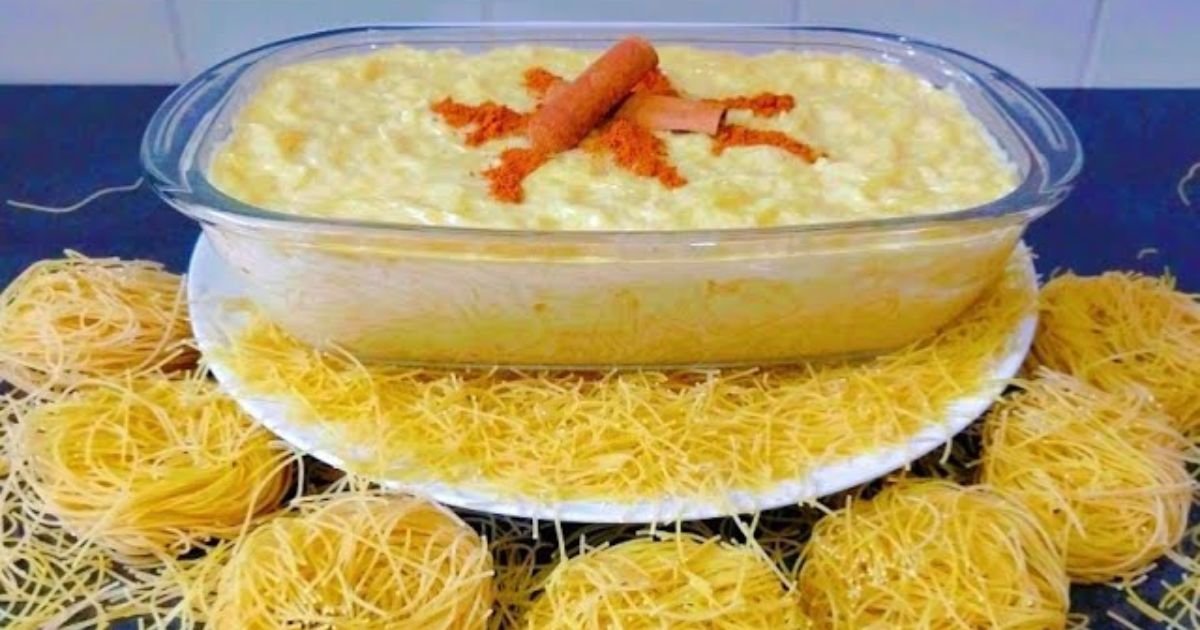 Sobremesa de macarrão: conheça a Aletria, o macarrão doce cremoso 