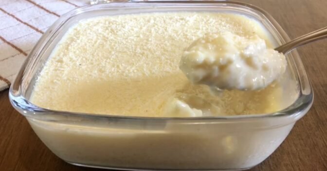 Sobremesas: Creme de tapioca com leite de coco e leite condensado é a sobremesa mais fácil da vida