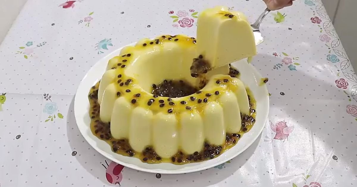 Pudim Mousse de Maracujá 