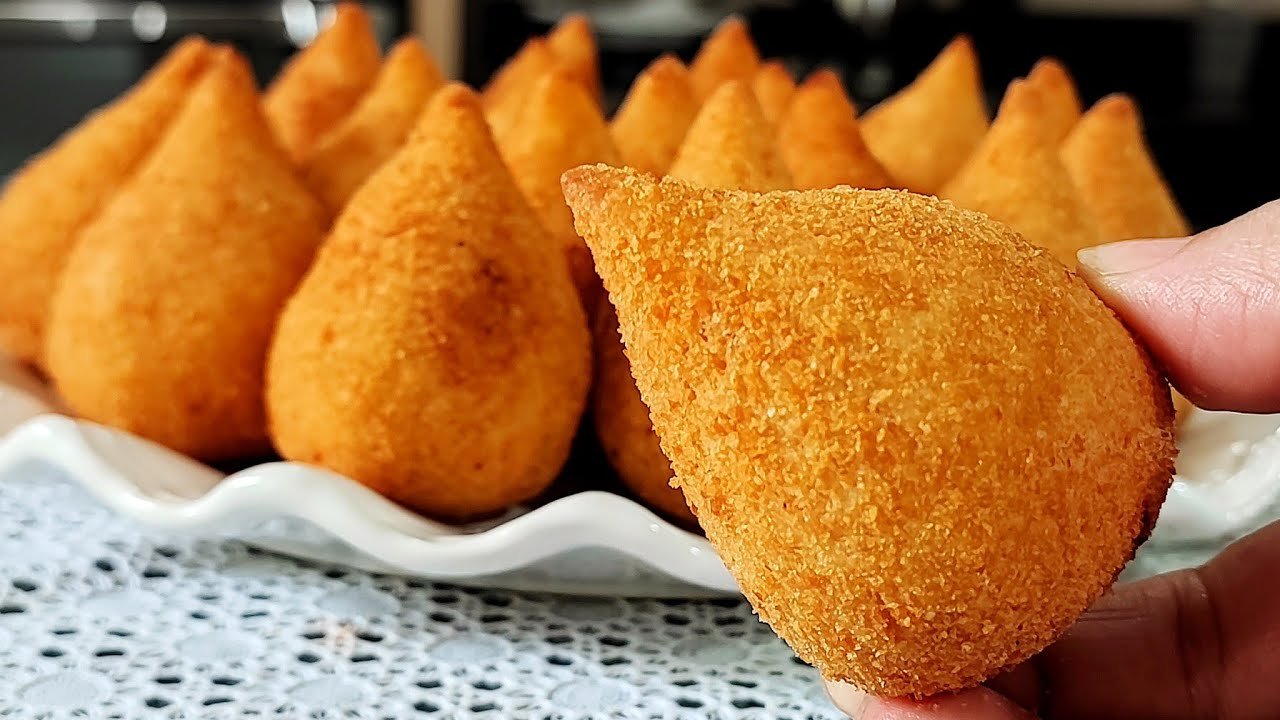 Com essa RECEITA você fará as COXINHAS PERFEITAS 