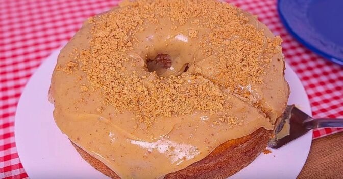 Bolos: O BOLO DE PAÇOCA QUE VAI SER O MAIS LINDO DA FESTA JUNINA