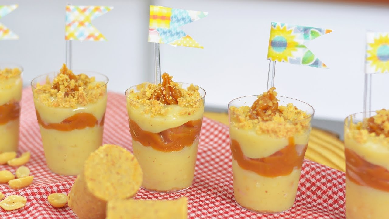 BRIGADEIRO DE PAÇOCA NO COPINHO, RECEITA PARA FESTA JUNINA 