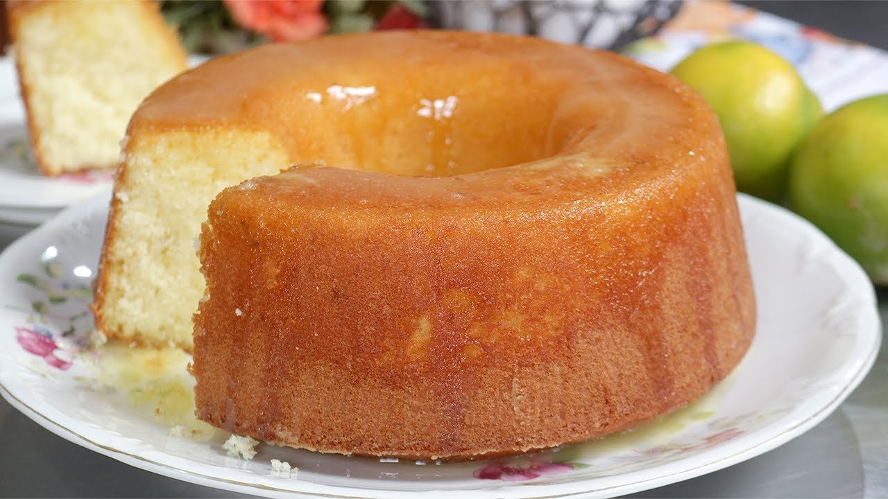 BOLO “PÃO DE LÓ” de PADARIA com sabor incrível de LARANJA 