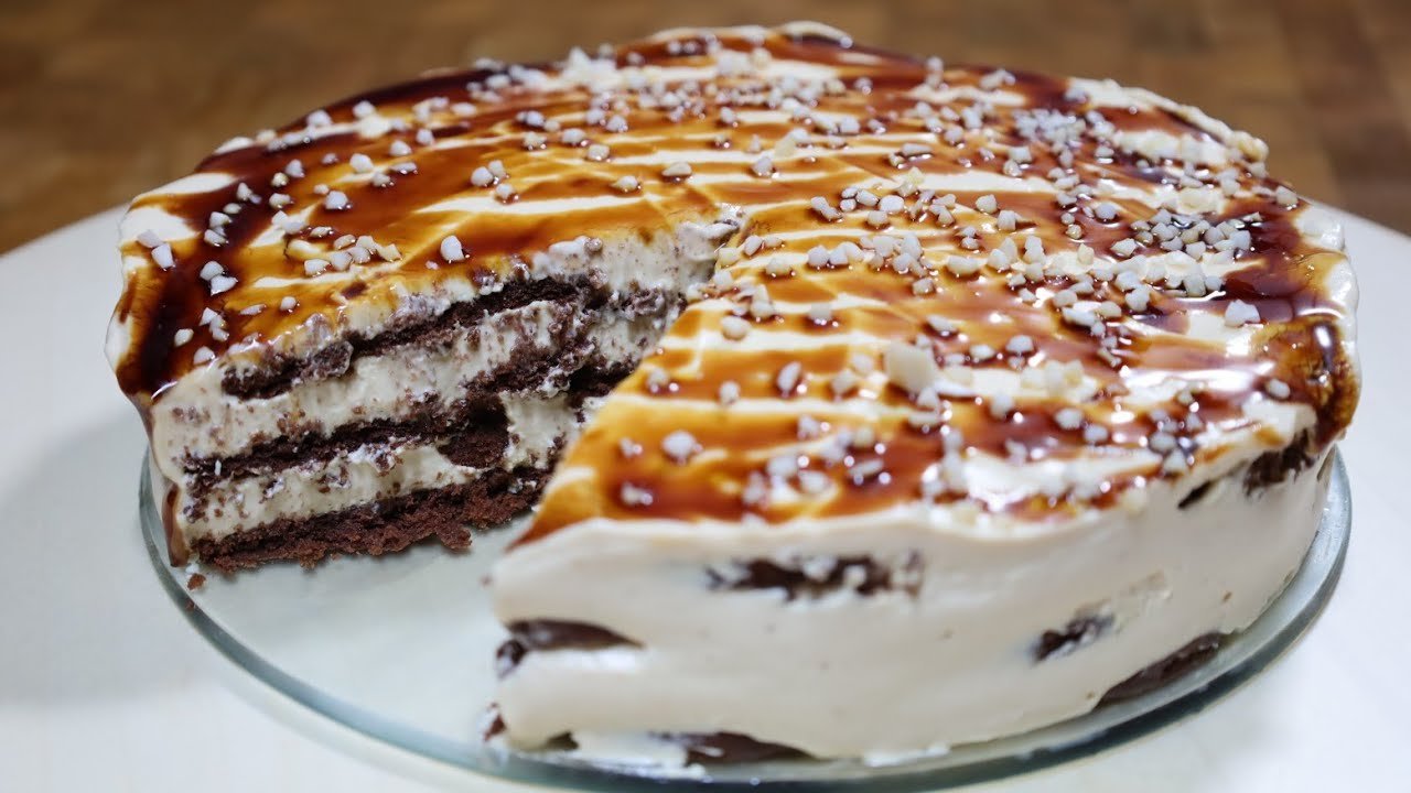 Carlota de caramelo com bolacha maria receita