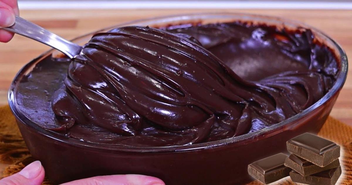 RECHEIO DE CHOCOLATE PARA BOLOS E DOCES CREMOSO E ESTRUTURADO 