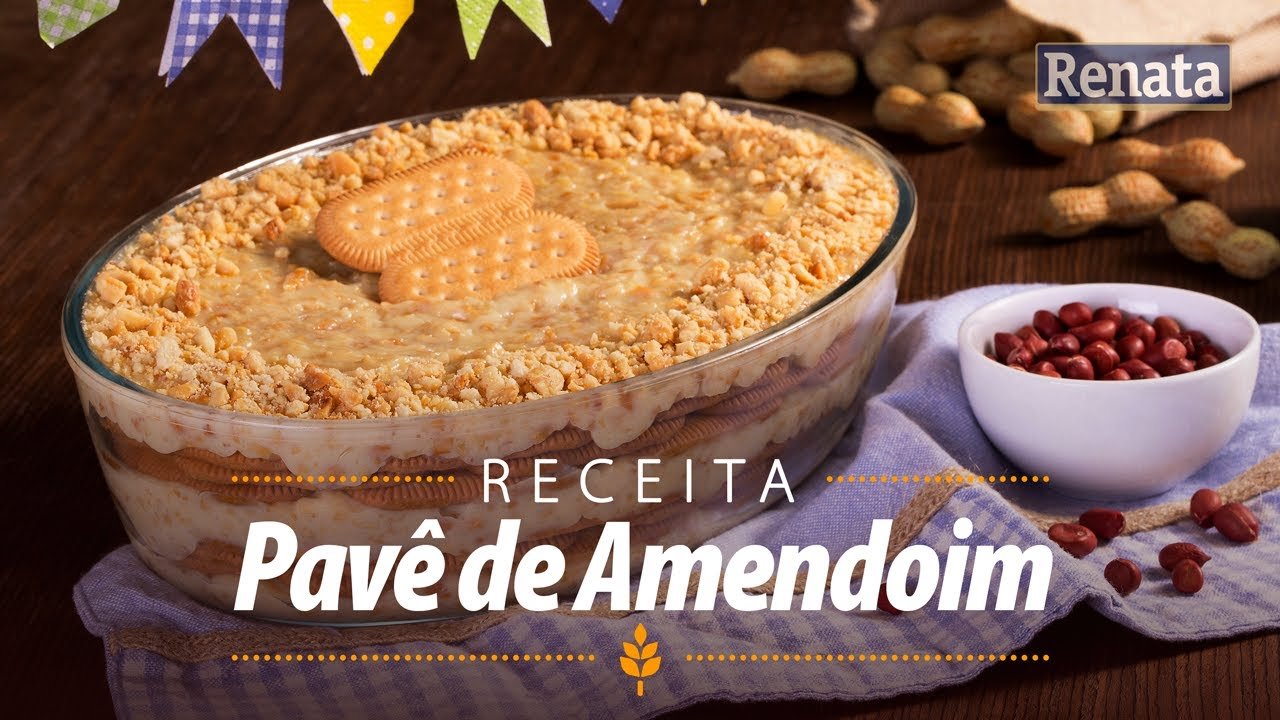 Receita de Pavê de Amendoim 