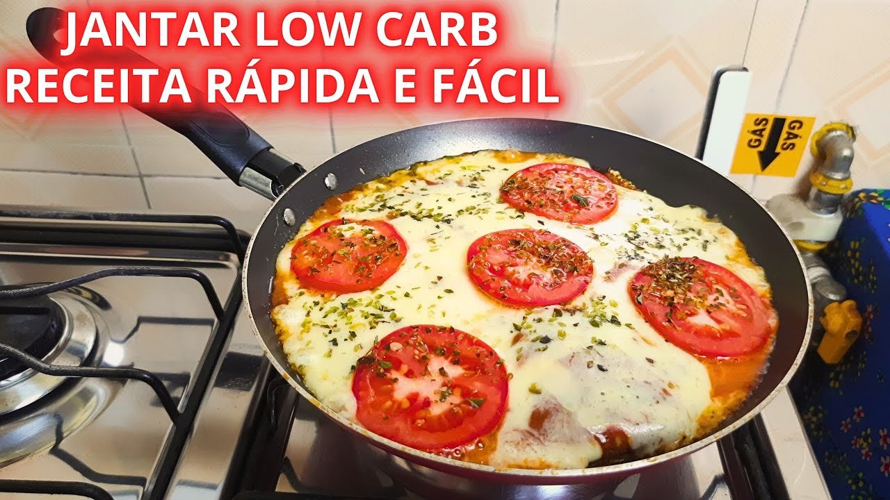 RECEITA LOW CARB FÁCIL – RÁPIDO E SIMPLES – JANTAR OU LANCHE FIT 