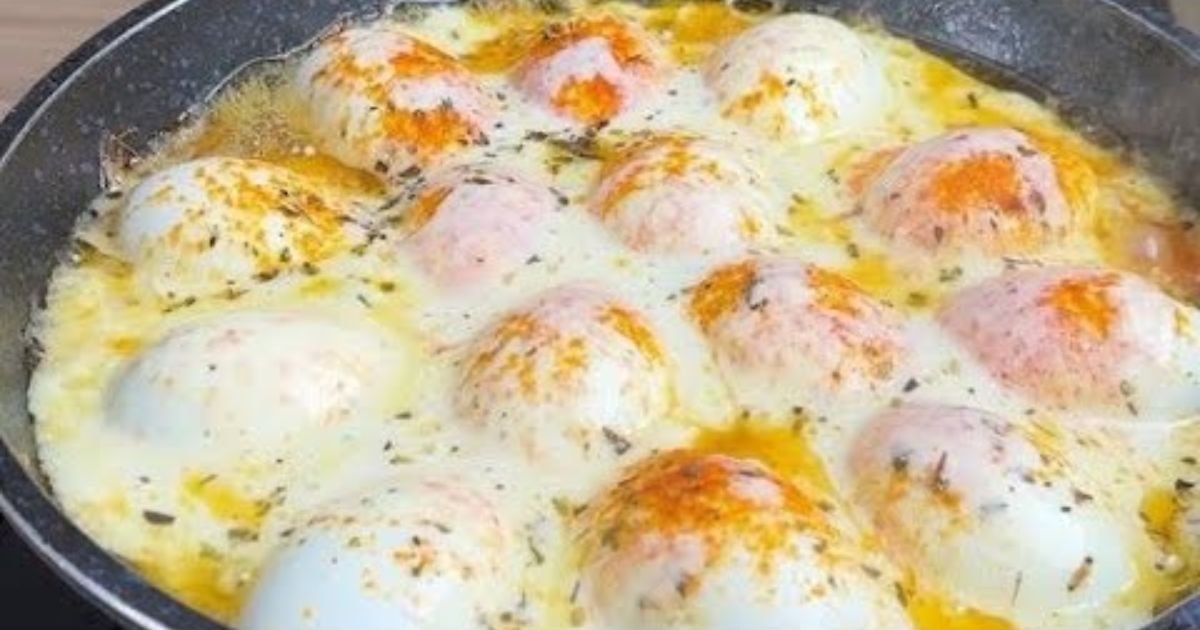 ovos turcos receita