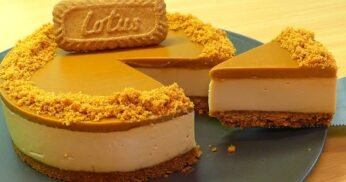 Cheesecake de Biscoito Lotus Biscoff