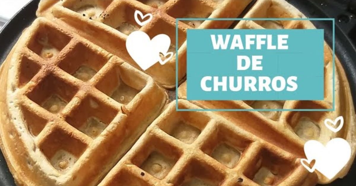 Churros feitos na máquinda de Waffle sem a inconveniência da gordura, ideia que deu certo 