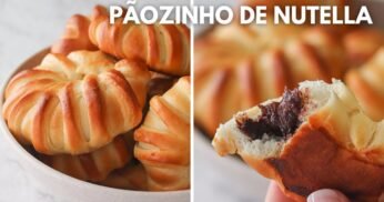 Pãozinho Recheado com Nutella