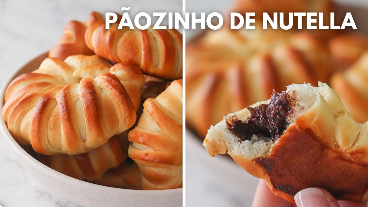 Experimente este deliciosamente macio pão de Nutella, um doce absoluto para o seu paladar. 